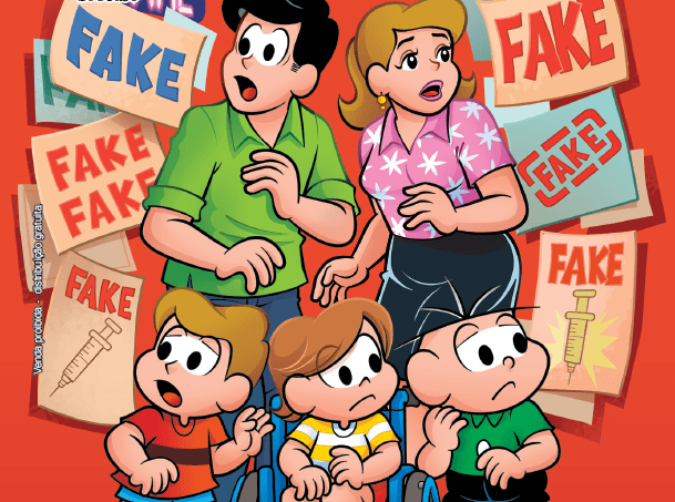 Turma da Mônica lança gibi para combater fake news de vacina